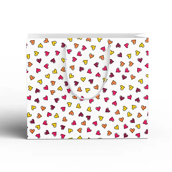 Пакет подарочный С любовью 20x15x10 см разноцветный пакет подарочный яркие эмоции 20x15x10 см сиреневый