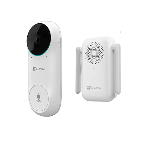 Звонок беспроводоной Ezviz CS-DB2C цвет белый камера видеонаблюдения ezviz cs c6 4 мп 2560p белый