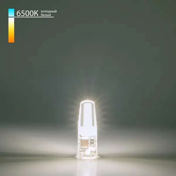 фото Лампа светодиодная elektrostandard g4 220 в 3 вт капсула прозрачная 270 лм холодный белый свет