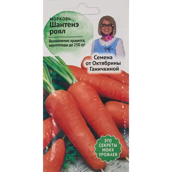 Семена овощей Семена от Октябрины Ганичкиной морковь Шантенэ Роял