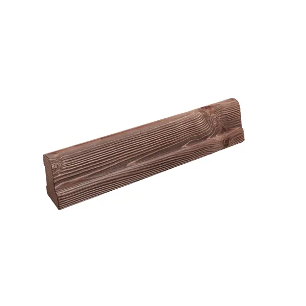 фото Плинтус деревянный 20x70x2000 мм сорт аb шоколад без бренда