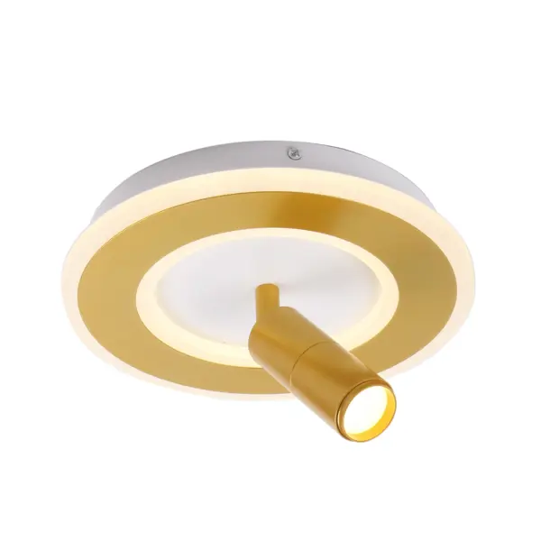 Светильник потолочный светодиодный Tommy 3 м² нейтральный белый свет цвет золото основы для пусет 60 0 8мм протяжки с цепочкой золото пара