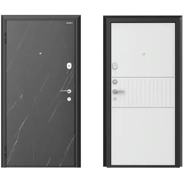 фото Дверь входная металлическая премиум new 98x205 см левая силк милк doorhan