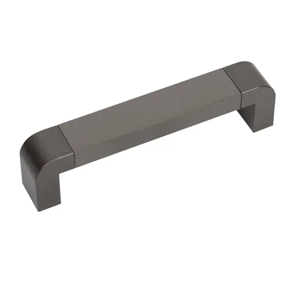 Ручка-скоба мебельная C-38 пластик 96 мм цвет графит комплект мебели для ванной moduo 80 graffo графит матовый в2 домино