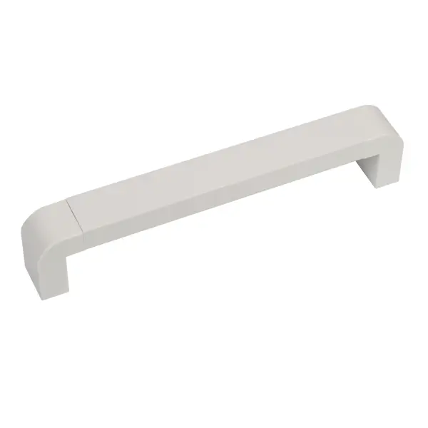 Ручка-скоба мебельная C-38 пластик 128 мм цвет белый