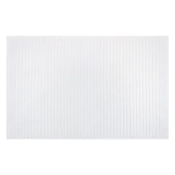 Полотенце-коврик для ног 50x80 см цвет белый