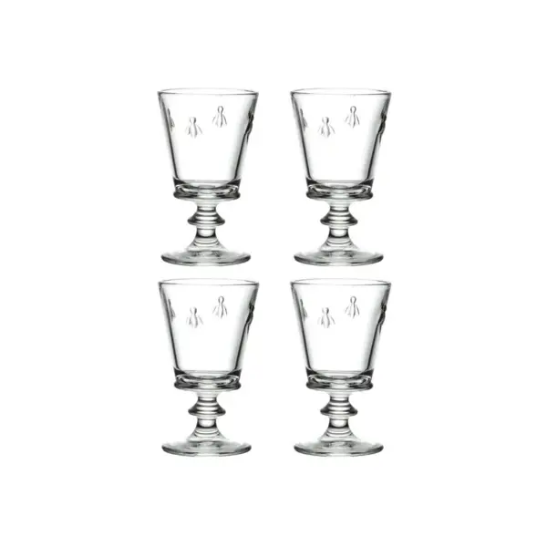 La Rochere Bee Wine Glasses - Set of 6. Made In France! (611001