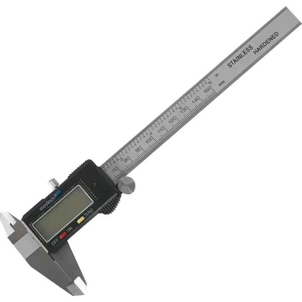 Штангенциркуль цифровой 150 мм, точность до 0.02 мм универсальный цифровой измеритель yato