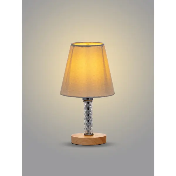 фото Настольная лампа lamplandia lato grey l1470, цвет серый
