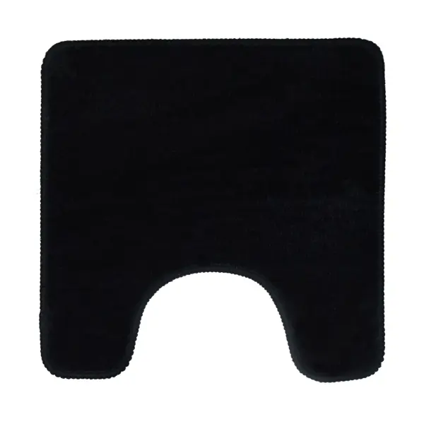 Коврик для туалета Swensa Presto 45x45 см цвет черный коврик грязезащитный резина inspire nahel 40x60 см чёрный