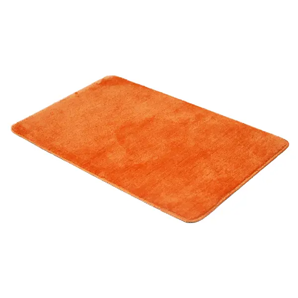 фото Коврик для ванной комнаты swensa presto 50x80 см цвет оранжевый
