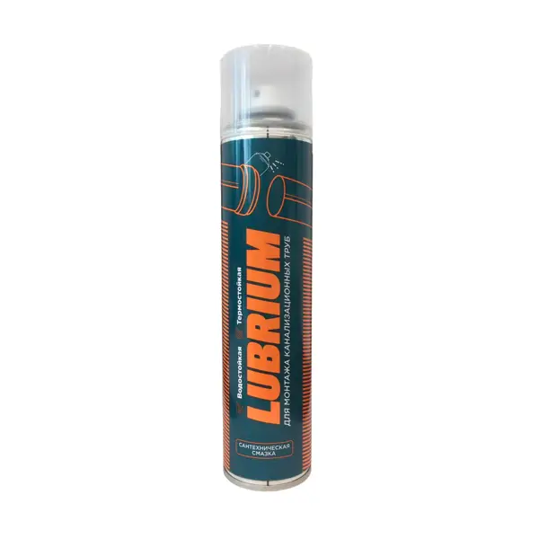 Смазка сантехническая Lubrium 335 мл. смазка для канализации силиконовая pro aqua