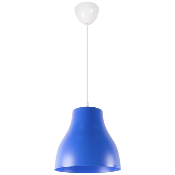 Светильник потолочный подвесной 2221/1 Е27 цвет синий подвес bayerlux купол дуо е27 синий 24х24х18 118см