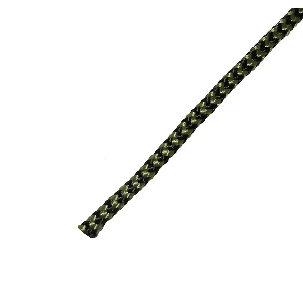 Паракорд полиамидный Сибшнур 2.2 мм 20 м, цвет зелено-черный красная струна пара браслеты хрустальный браслет письмо валентина счастливый веревочный шнур влюбленные