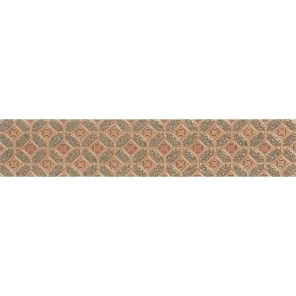 Декор настенный Kerama Marazzi Марракеш 6x28.5 см матовый цвет коричнево-терракотовый керамическая плитка kerama marazzi декор борсари обрезной 25x75 ald a28 12103r