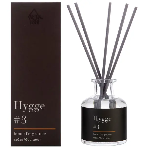 Ароматический диффузор Hygge 3 Табак/Бергамот 50 мл аромат для дома hygge 6 манго 100 мл