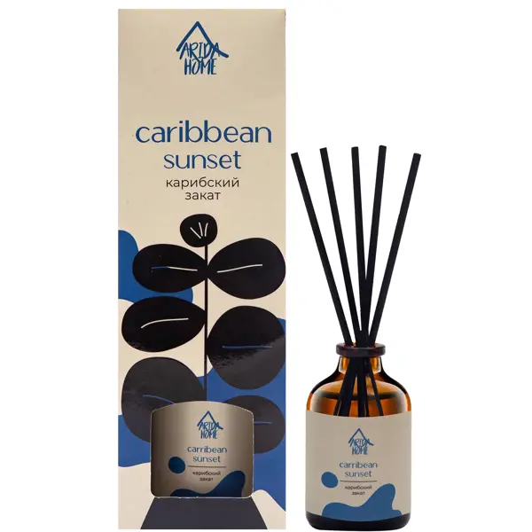 Аромат для дома Arida Home Карибский закат 50 мл свечи чайные рcm ароматизированные карибский кокос 9 шт
