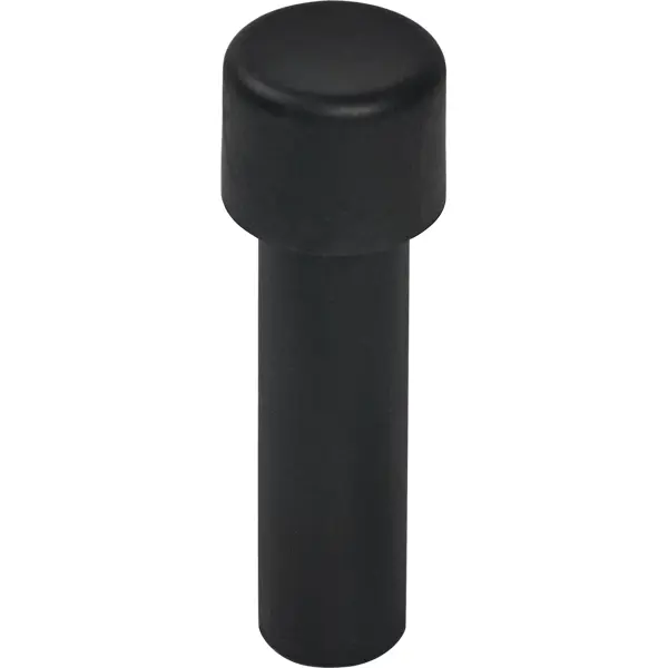 Стопор дверной настенный УД-03 BM цвет матовый черный круглый настенный самоклеящийся стоппер для двери рыжий кот