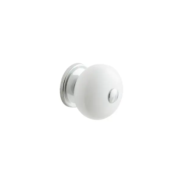 Ручка-кнопка мебельная Inspire Gabi 40x40 мм цвет белый фарфор