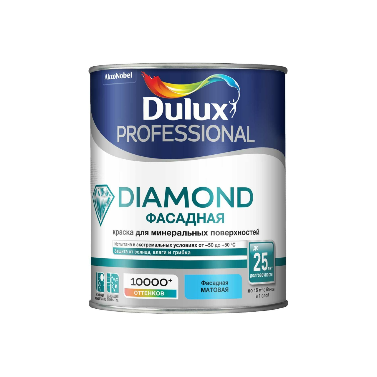 Дюлакс Даймонд. Dulux Diamond. Грунтовка Dulux фасадная.