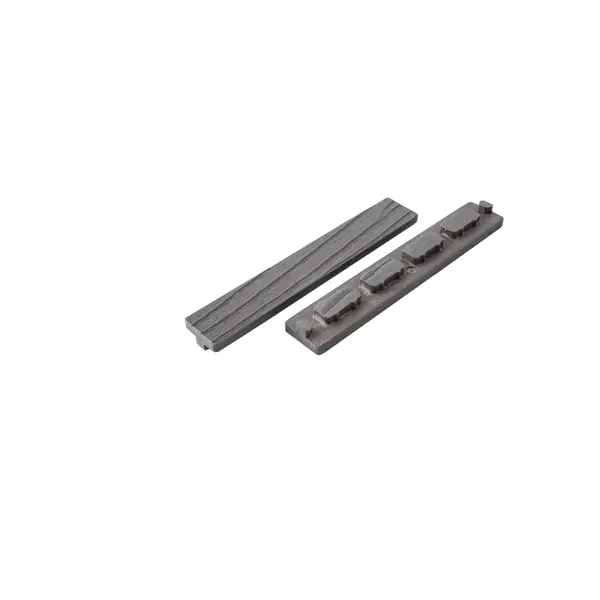 Заглушка для террасной доски T-Decks 150x25 мм ДПК цвет серый заглушка для дверных коробок 14 мм полиэтилен серый 20 шт
