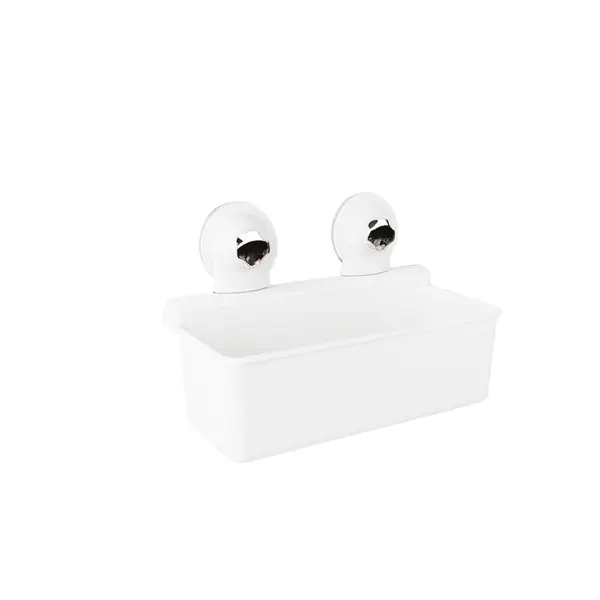 Полка для ванной Fest Easy Solution пластик 21x15.2 см цвет белый хром полка корзина двойная fest icon 12 5x35 см