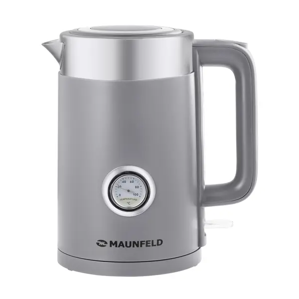 фото Электрический чайник maunfeld mfk-631gr 1.7 л пластик цвет серый