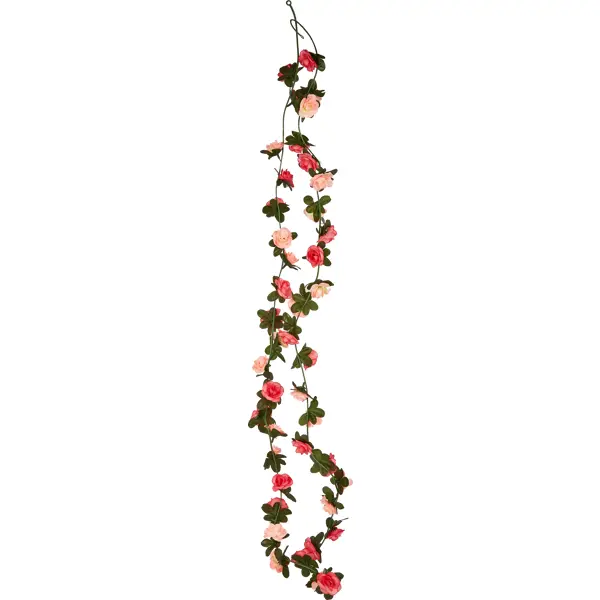 Искусственное растение Роза чайная h230 см ПВХ разноцветный очная гирлянда поддельная роза вайн