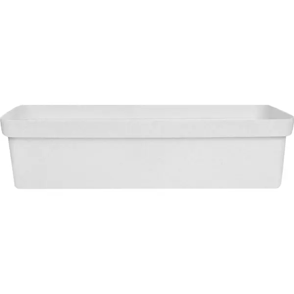 Ящик балконный Эко 60x17x15 см v11 л пластик белый гранит ящик для шкафа лион 74x19 2x51 1 лдсп белый