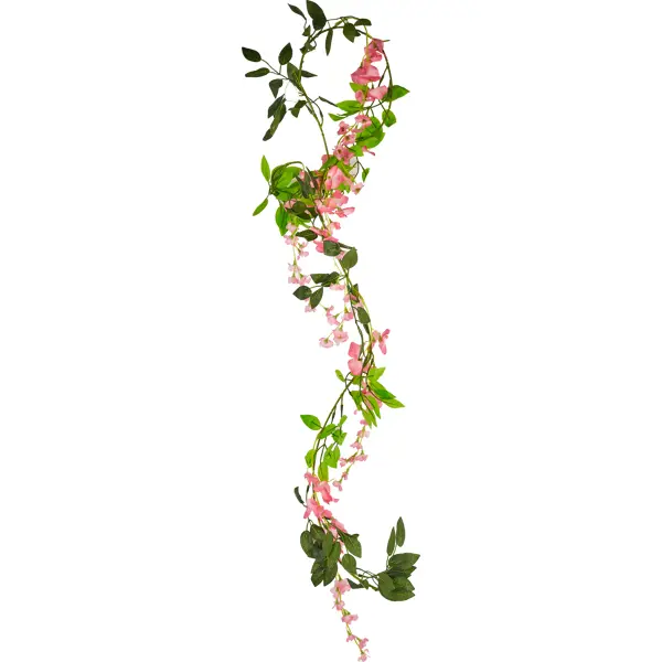 Искусственное растение Лиана Глициния h230 см ПВХ разноцветный искусственное растение лиана цветок h180 см пвх разноцветный