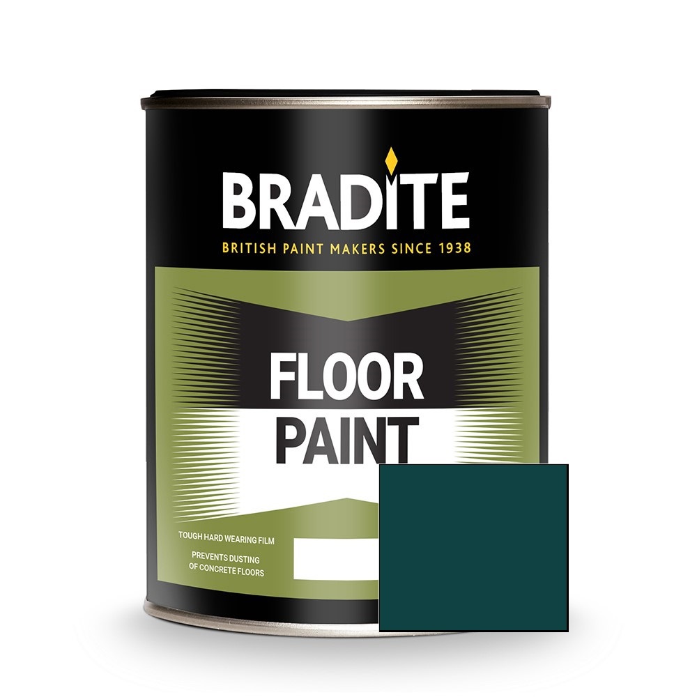 Краска полиуретан-алкидная для пола Bradite Polyurethane Floor Paint 2.5 л  Ral 6003 цвет хаки ✳️ купить по цене 5400 ₽/шт. в Уфе с доставкой в  интернет-магазине Леруа Мерлен