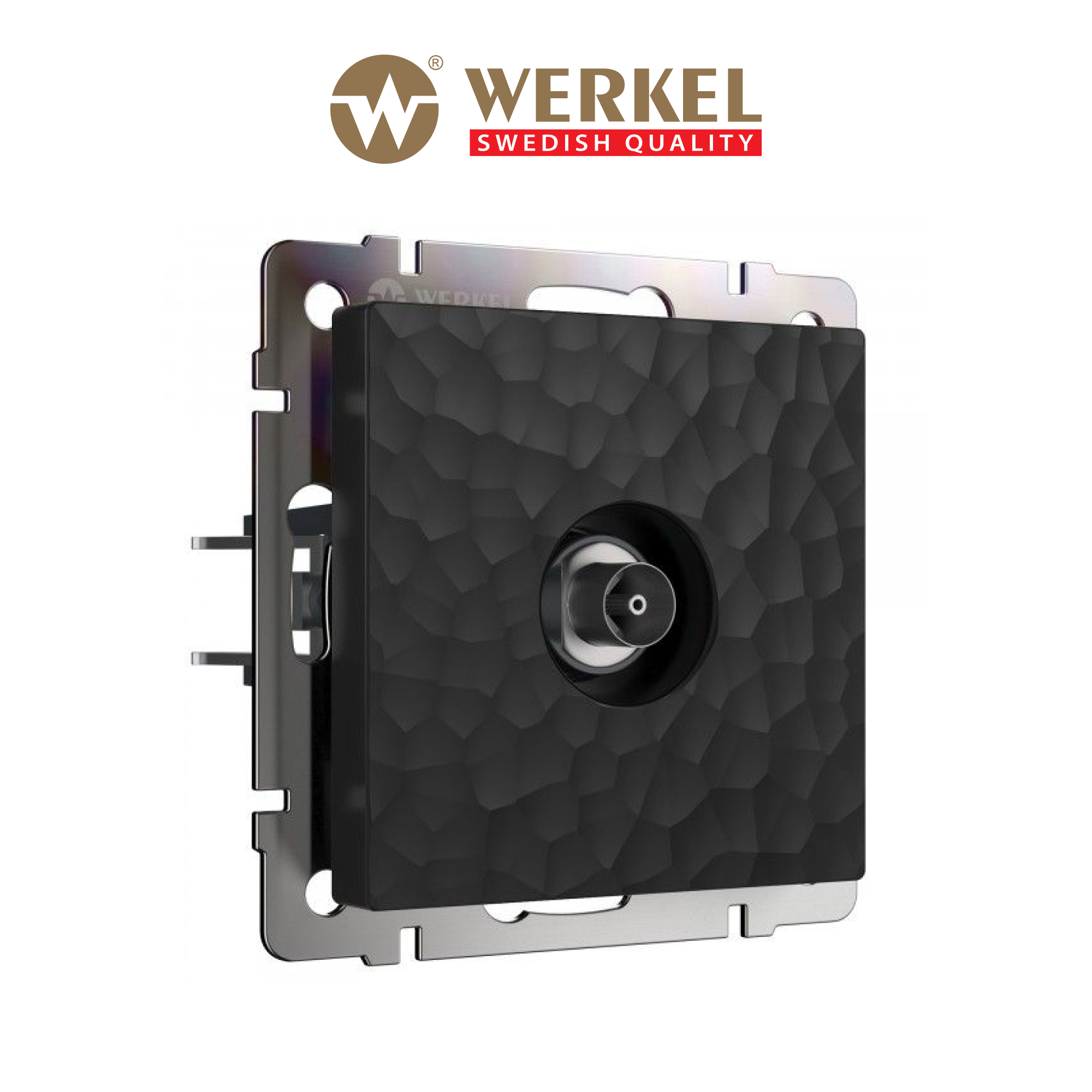  ТВ оконечная встраиваемая Werkel a052064, цвет черный  .