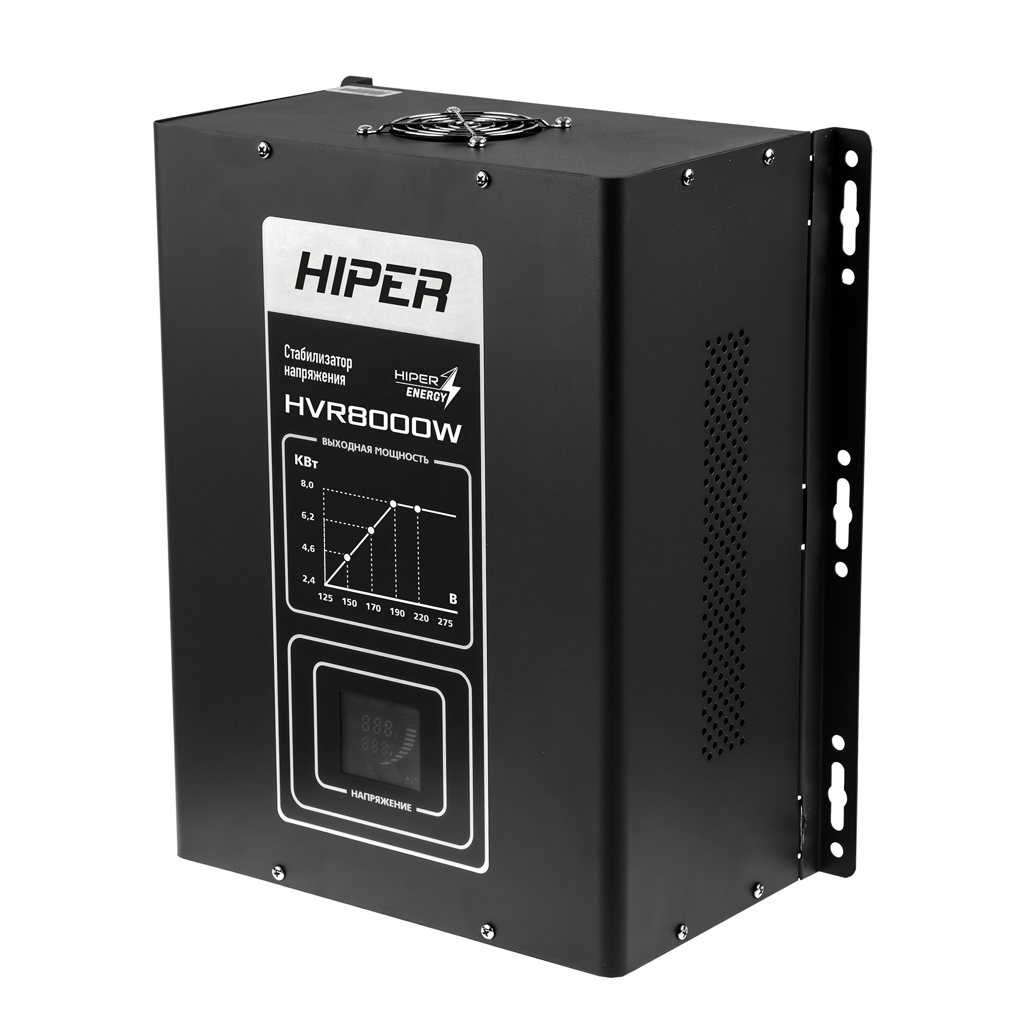 Стабилизатор напряжения Hiper HVR8000W 6400 Вт ✳️ купить по цене 8240 ₽/шт.  в Ростове-на-Дону с доставкой в интернет-магазине Леруа Мерлен