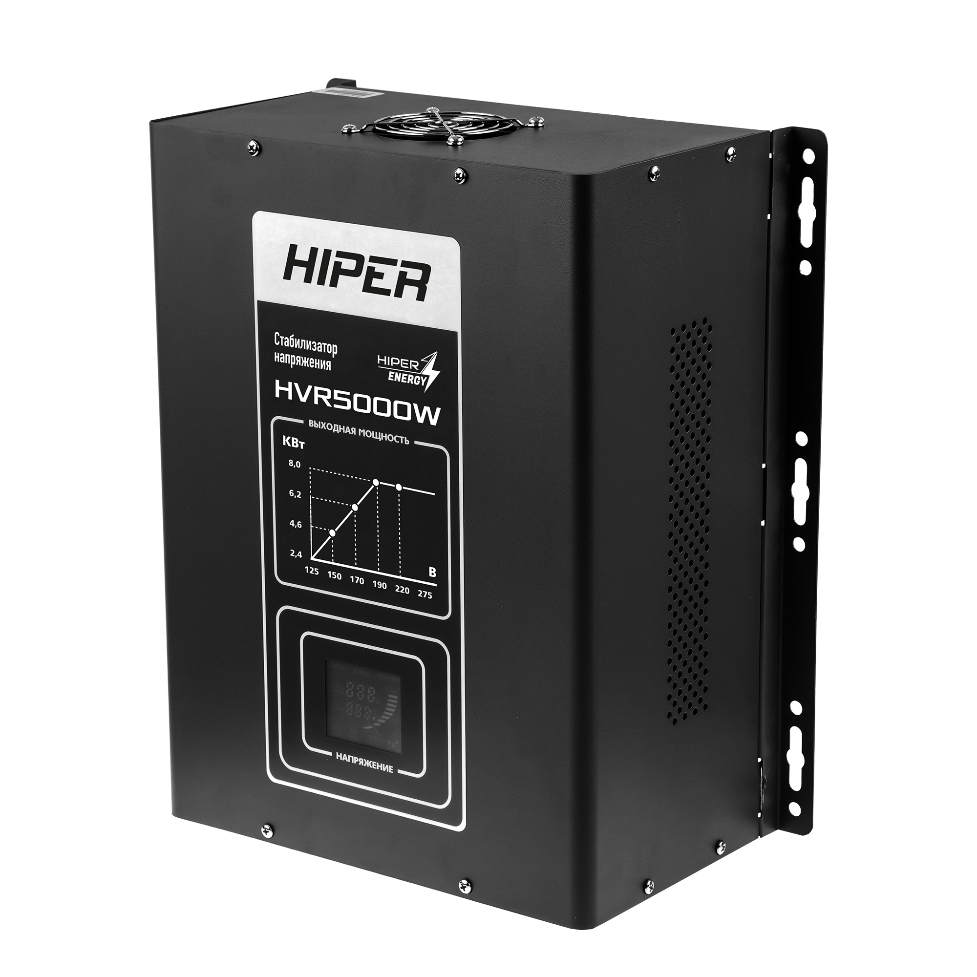 Стабилизатор напряжения Hiper HVR5000W 4000 Вт ✳️ купить по цене 6000 ₽/шт.  в Москве с доставкой в интернет-магазине Леруа Мерлен