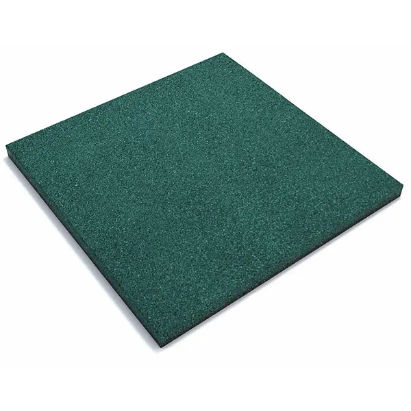 Плитка резиновая 500x500x30 зеленый 0.25 м² плитка резиновая 500x500x30 мм для грунта зеленый 0 25 м²