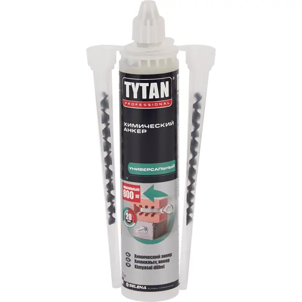 Анкер химический Tytan для кирпича и бетона 300 мл анкер химический двухкомпонентный tytan professional компонент а компонент в 300 мл 16579