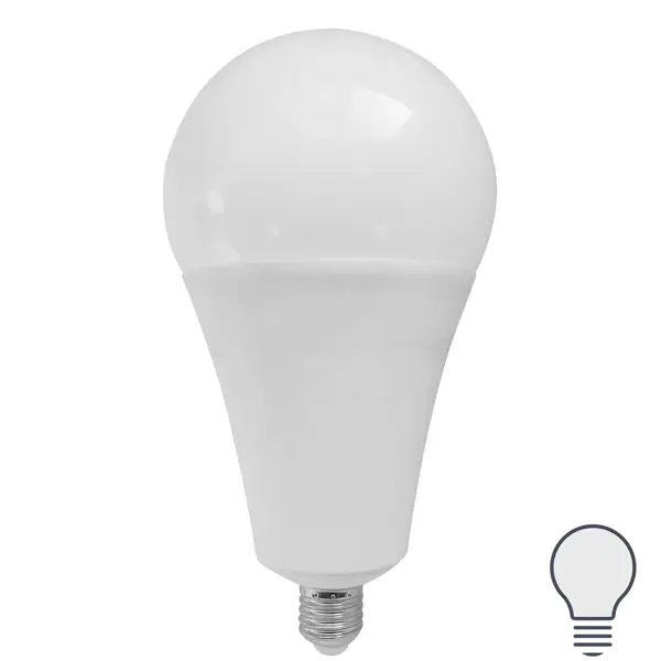 Лампа светодиодная Volpe A140 E27 175-250 В 55 Вт груша 4600 лм нейтральный белый цвет света нитки 20 2 4600 м белый