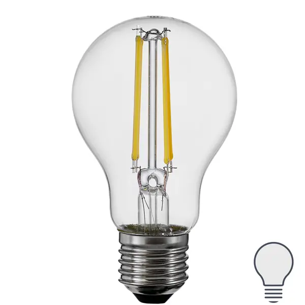 Лампа светодиодная Osram А E27 220/240 В 6 Вт груша 806 лм нейтральный белый свет