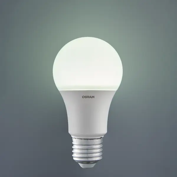 фото Лампа светодиодная osram antibacterial e27 220-240 в 8.5 вт груша 806 лм, холодный белый свет