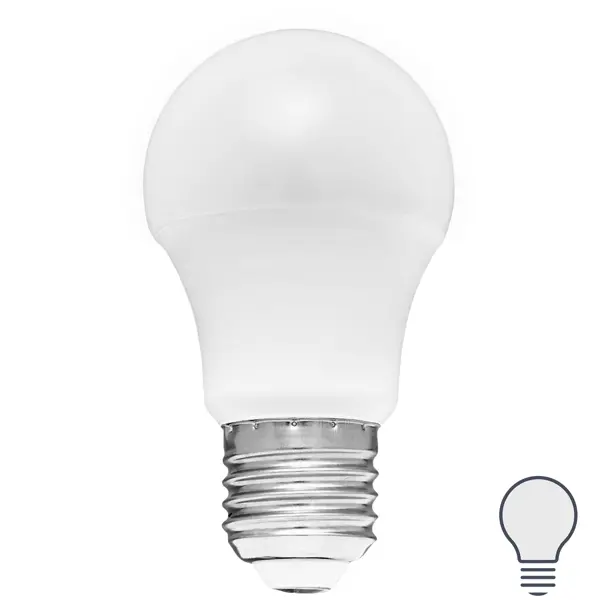 Лампа светодиодная Volpe E27 220-240 В 5 Вт груша матовая 470 лм нейтральный белый свет