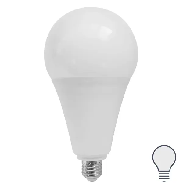 Лампа светодиодная Volpe A120 E27 175-250 В 45 Вт груша 3600 лм нейтральный белый цвет света проектор viewsonic pa503s e 800x600 3600 люмен 22000 1 белый vs16905