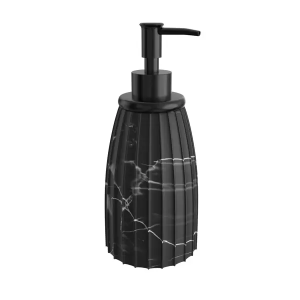 Дозатор для жидкого мыла Lemer Marble цвет черный дозатор для жидкого мыла fora soft полирезин 19 5х7 5 см 370 мл for sft021