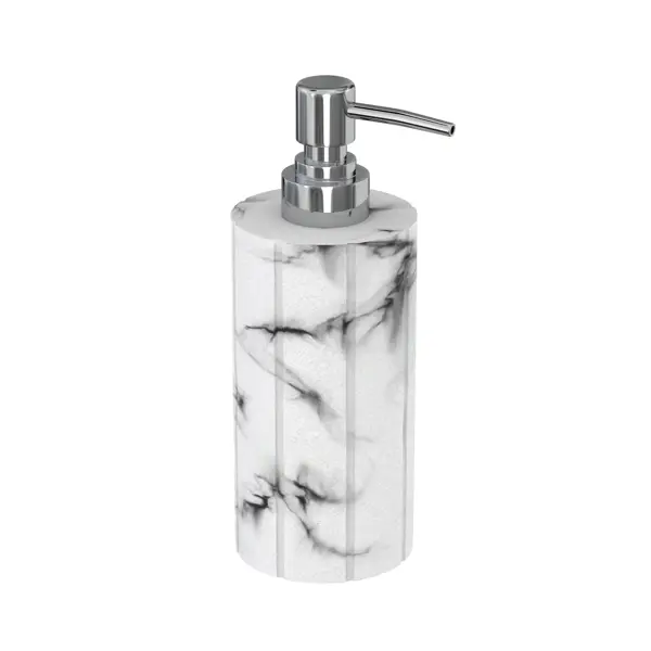 Дозатор для жидкого мыла Lemer Marble цвет белый плитка vitra marble x бреча капрайа белый лаппато ректификат 30x60 см