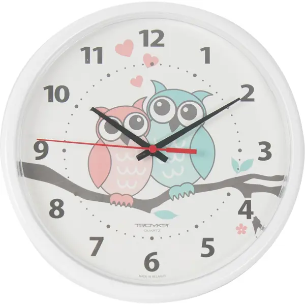 Часы настенные «Совушки» 23 см детские настенные часы tfa