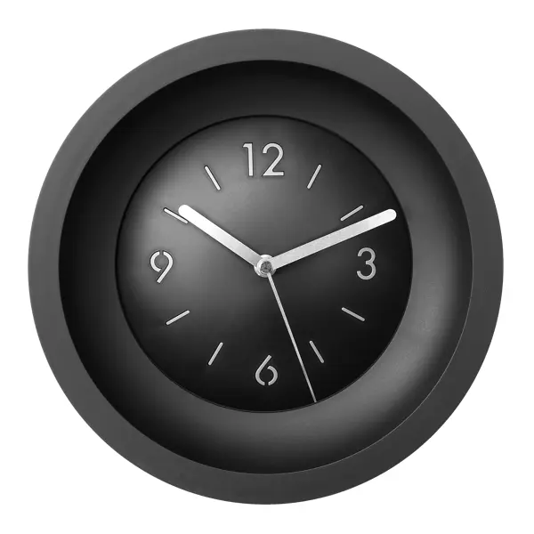 фото Часы настенные орбита ⌀25,5 см цвет черный troykatime