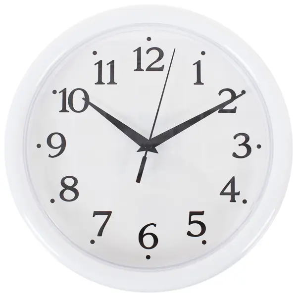 Часы настенные разборные с возможностью декорирования диаметр 24.5 см цвет белый часы настенные troykatime акцент ø30 см