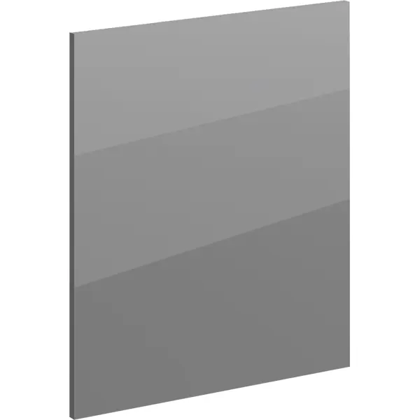 фото Дверь для шкафа лион аша грей 59.6x50.8x1.6 цвет серый без бренда