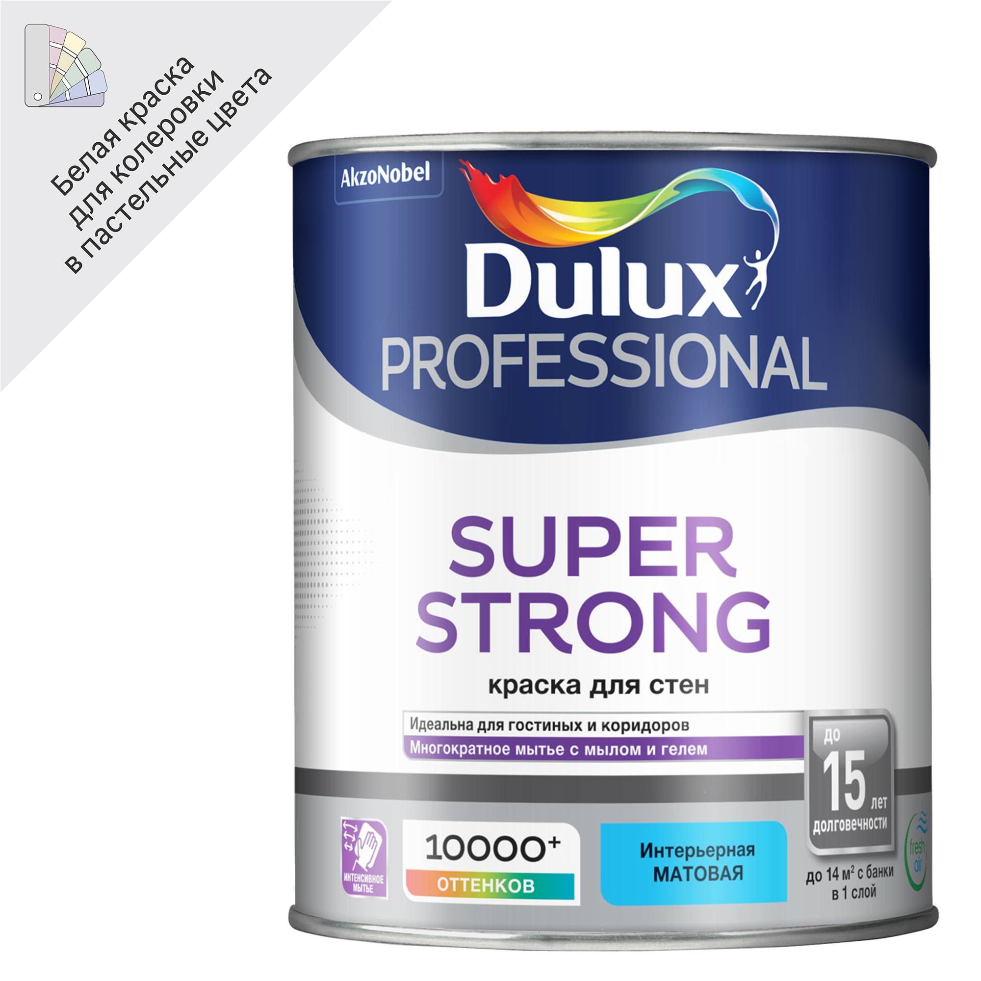 Краска Dulux Super Strong база BW 1 л по цене 944 ₽/шт. купить в Ульяновске  в интернет-магазине Леруа Мерлен