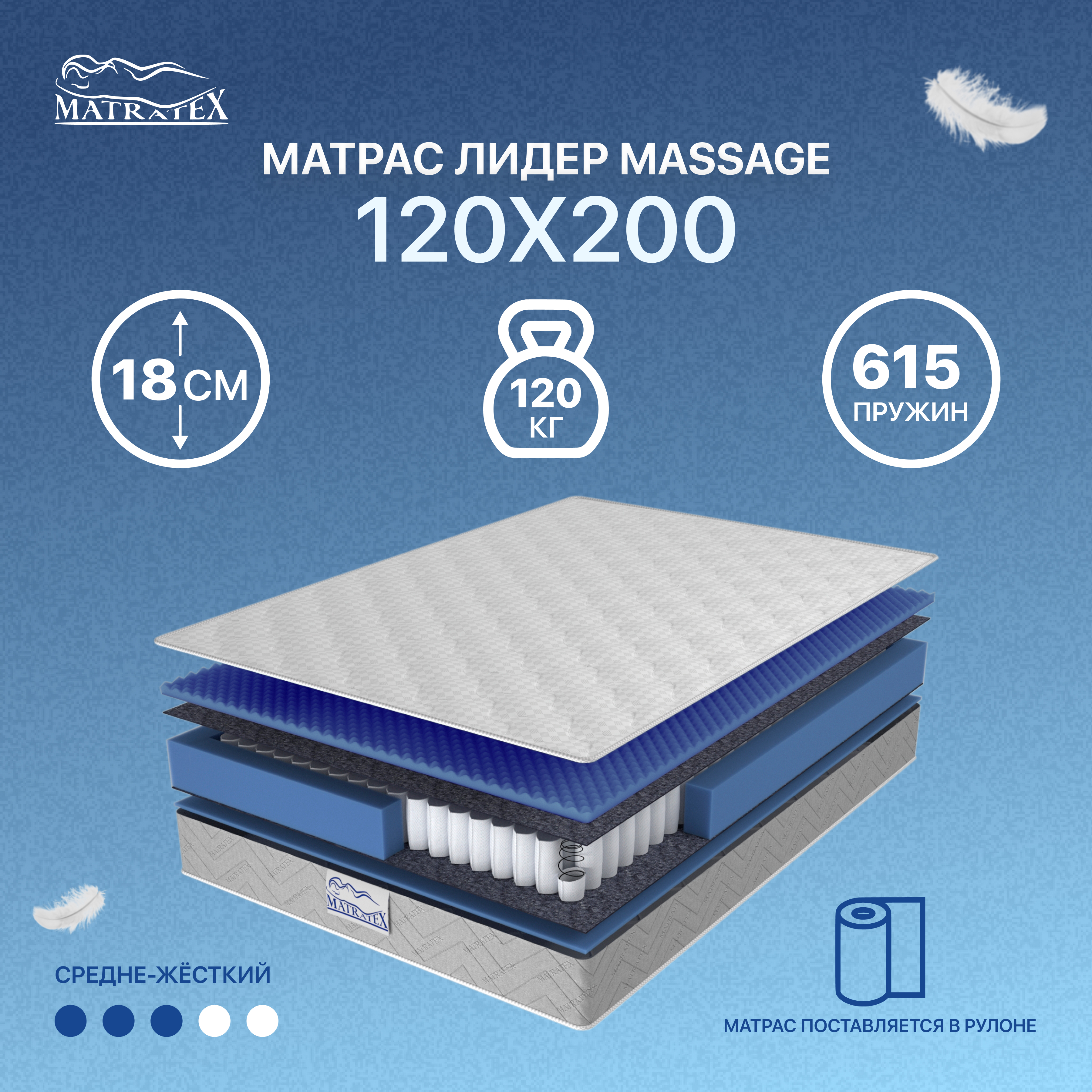 матрас matratex лидер 180х190