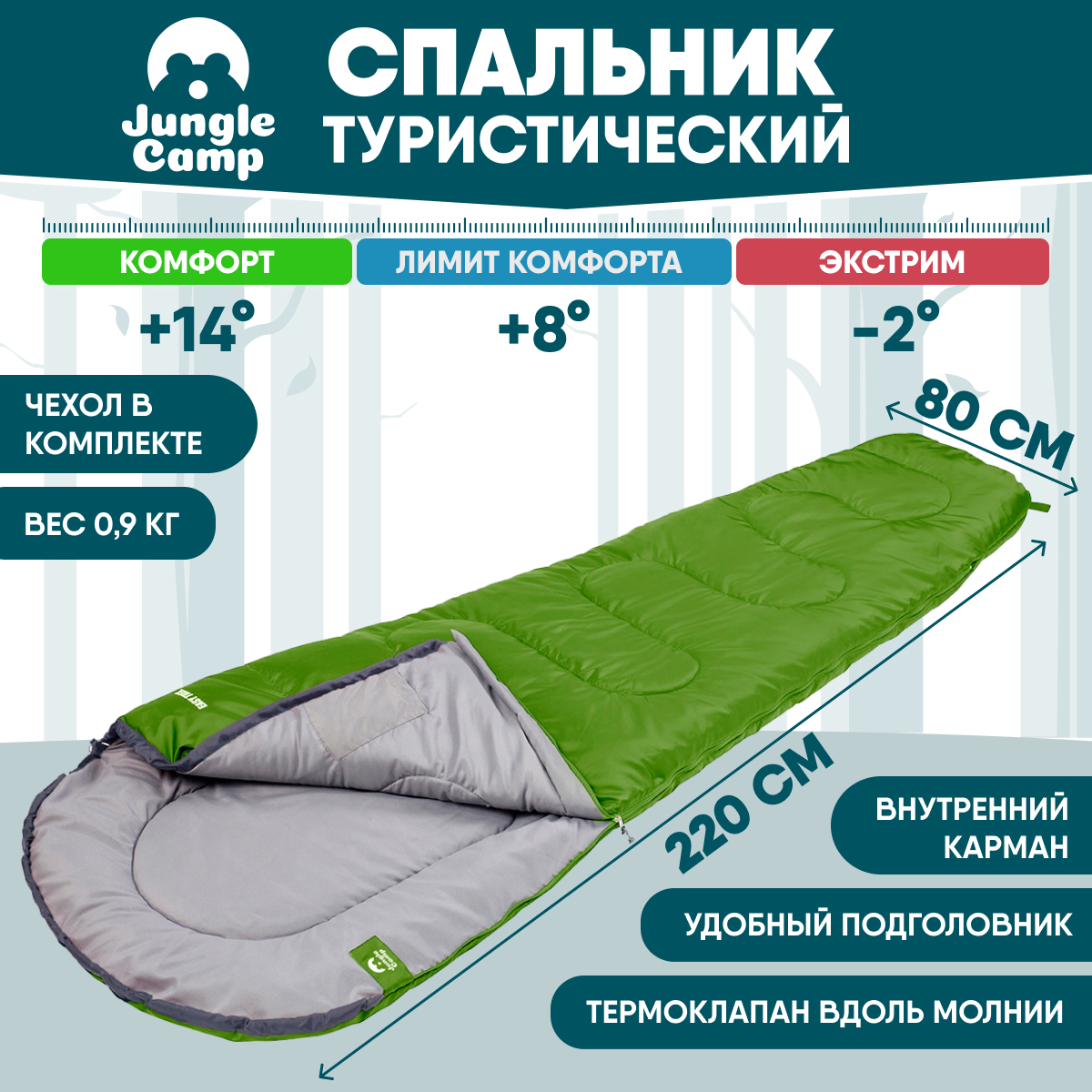 Спальный мешок jungle camp